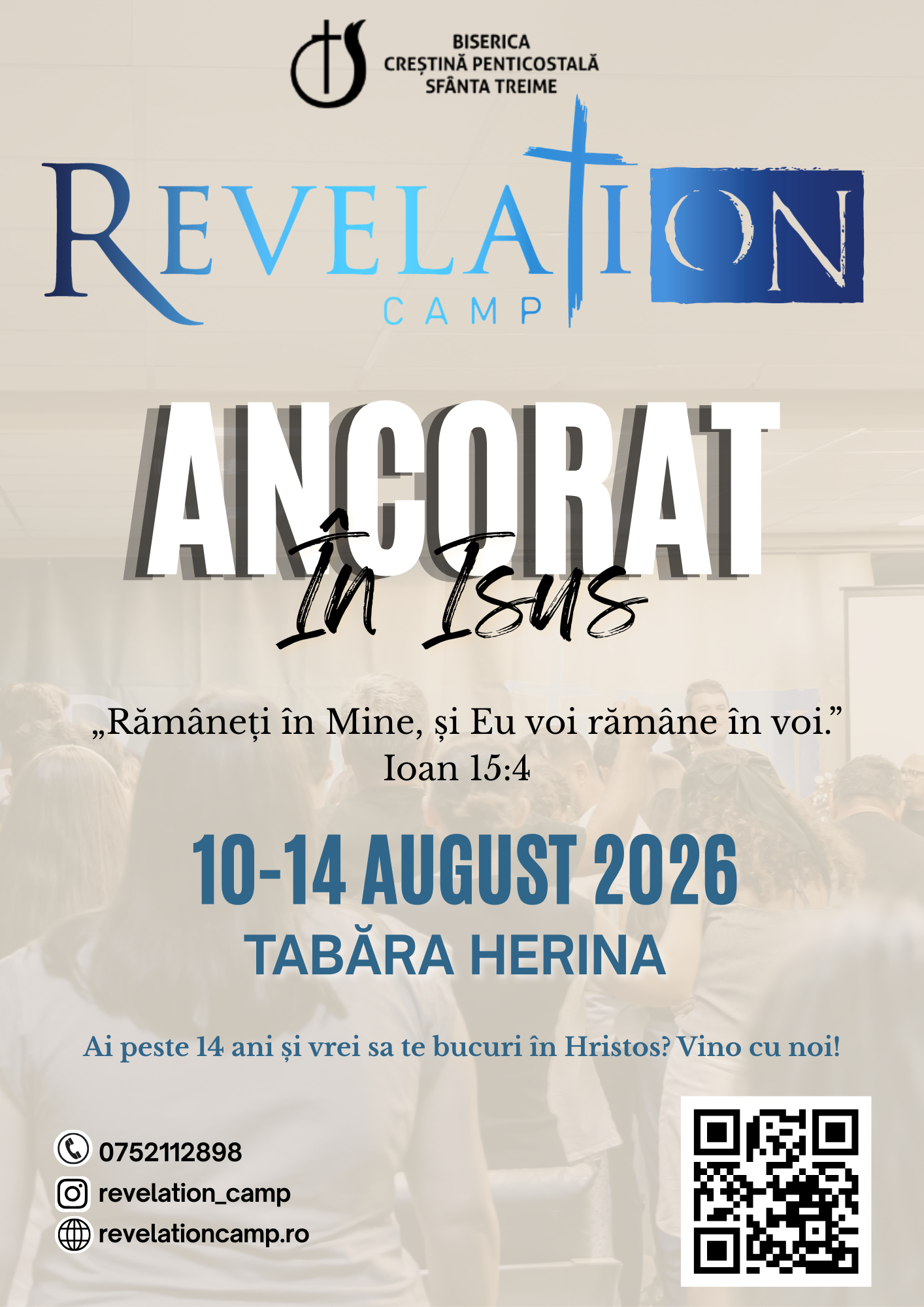 Afiș Revelation Camp 2026